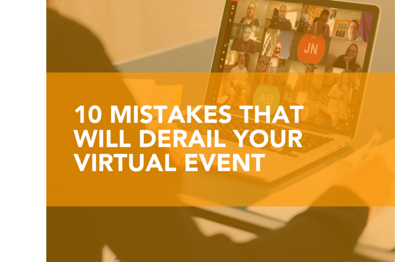 Virtual Event Mistakes to Avoid